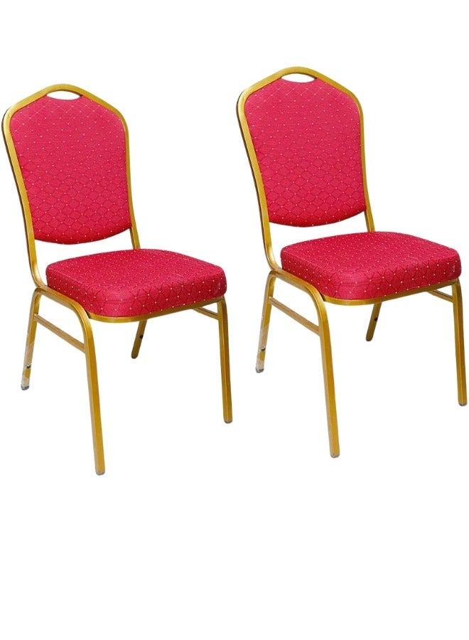 A dining chair set consisting of two chairs, a single chair made of strong steel for the dining room/kitchen. - Image 1
