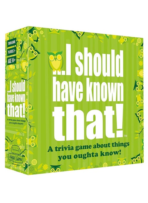 I should have known that! - A Trivia Game About Things You Oughta Know