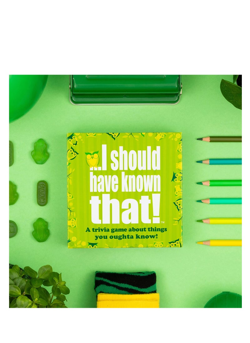 I should have known that! - A Trivia Game About Things You Oughta Know