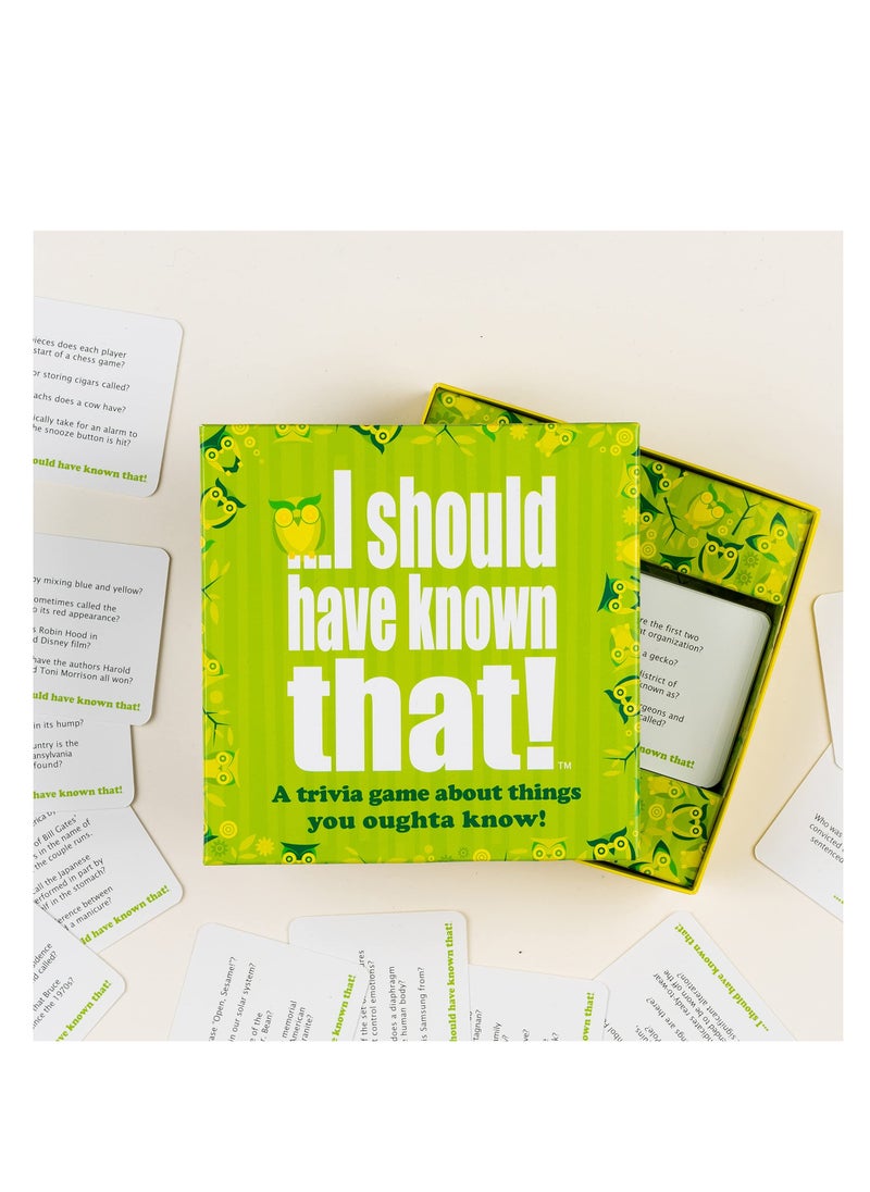 I should have known that! - A Trivia Game About Things You Oughta Know