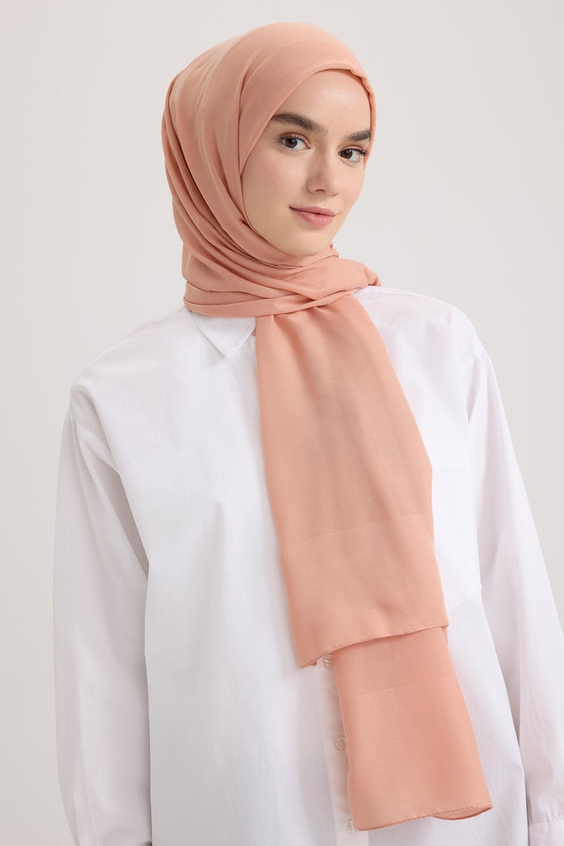 DeFacto Pink Woman Woman Hijab Shawl Casual - Image 1