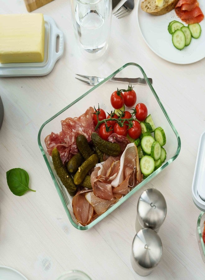 ZWILLING Fresh & Save Airtight Glass Food Storage Containers with Lids, Meal Prep Containers, One Size, La Mer - Image 4