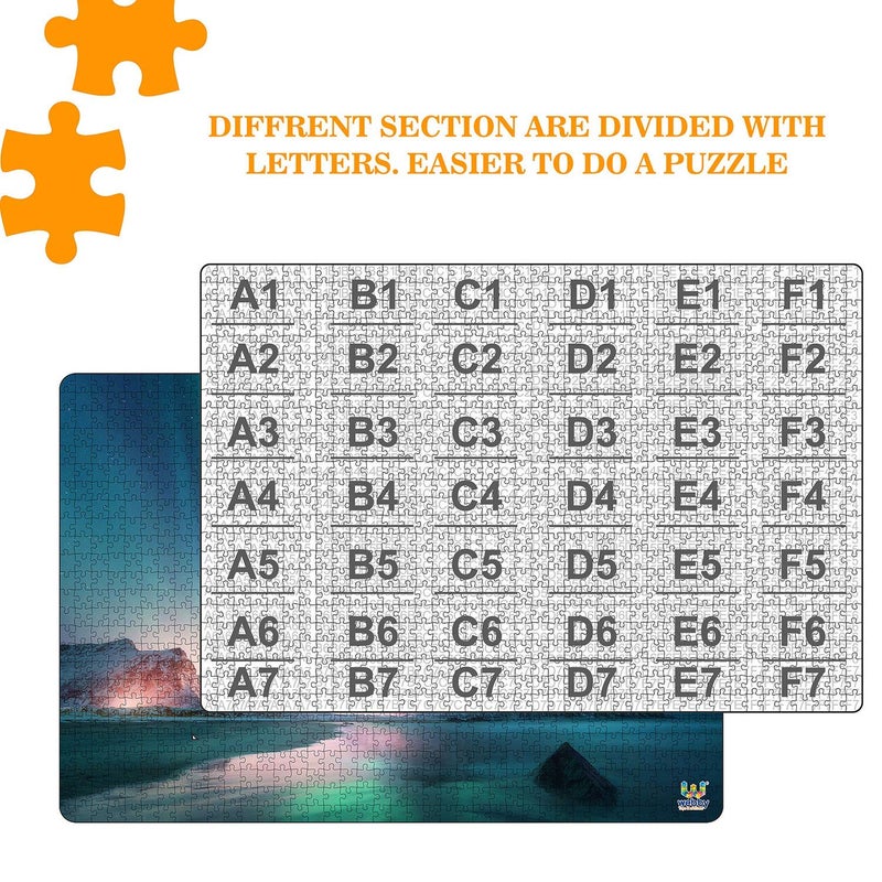 Webby Aurora Borealis Wooden Puzzle | Best Gift for Teenager | Fun & Challenging| Puzzle for Adult & 14+ Kids, 1000 Pieces Puzzle - Image 3