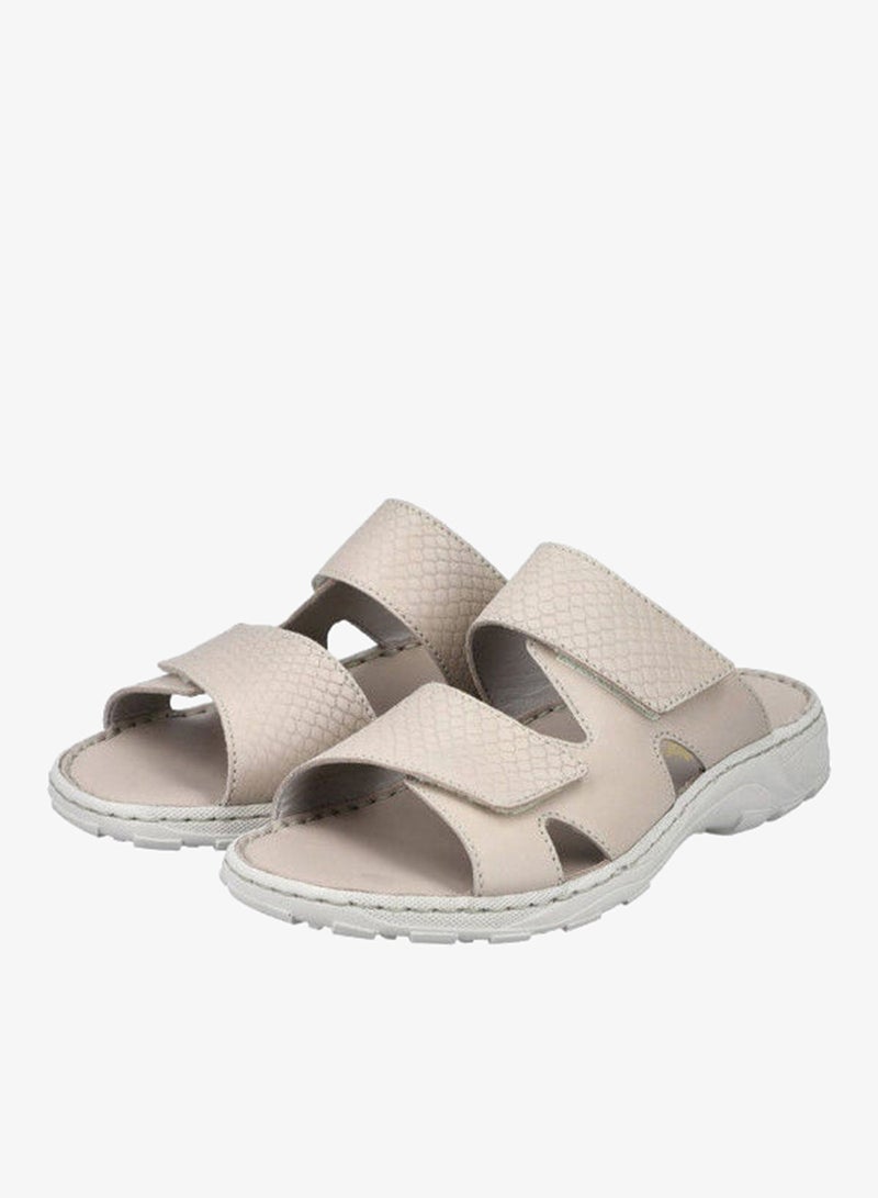 ريكر صنادل رجالي رايكر 26083-60 نيوارك كريم - Image 1