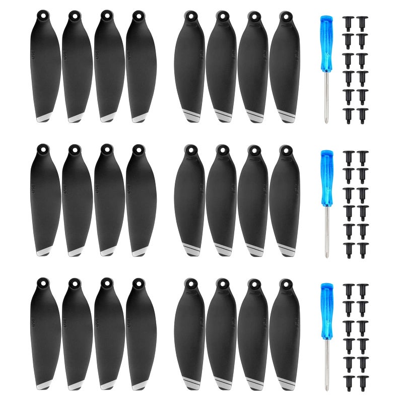 YETEETH 24Pcs Mavic Mini Propellers Accessories Compatible with DJI Mavic Mini Drone Replacement LowNoise and QuickRelease Blades Props - Image 2