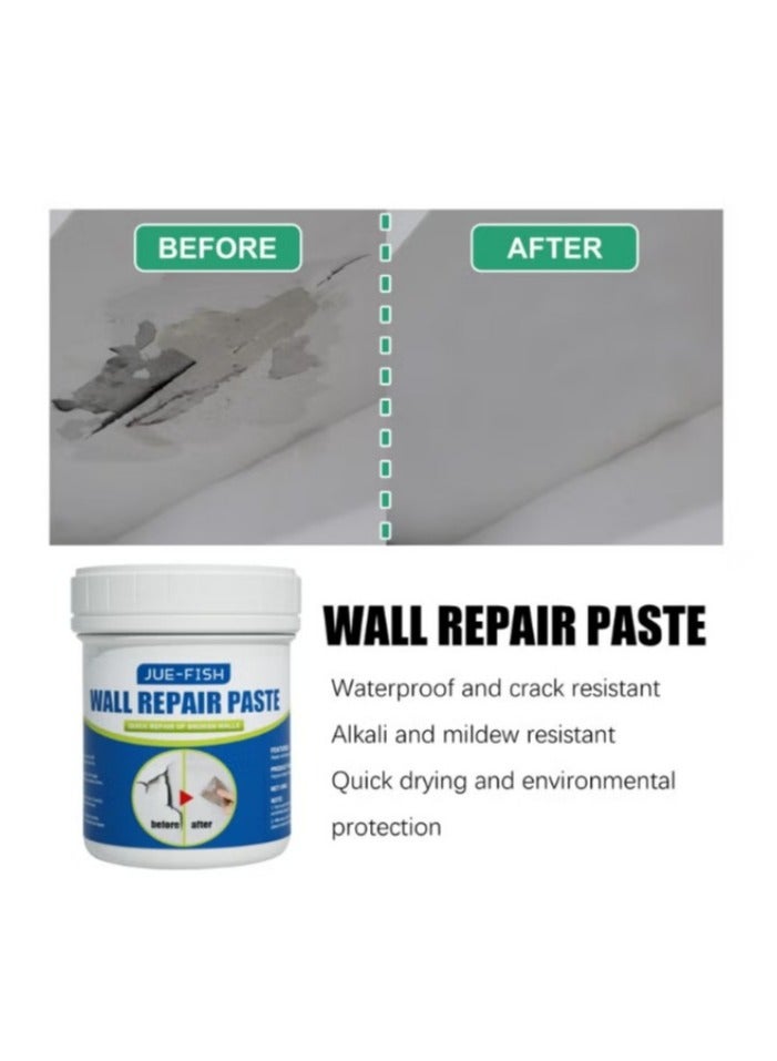 Joyelink Wall repair paste, drywall repair kit, wall patcher with scraper, wall hole filling wall repair subsidy kit, quick and easy wall hole filling solution - Image 3