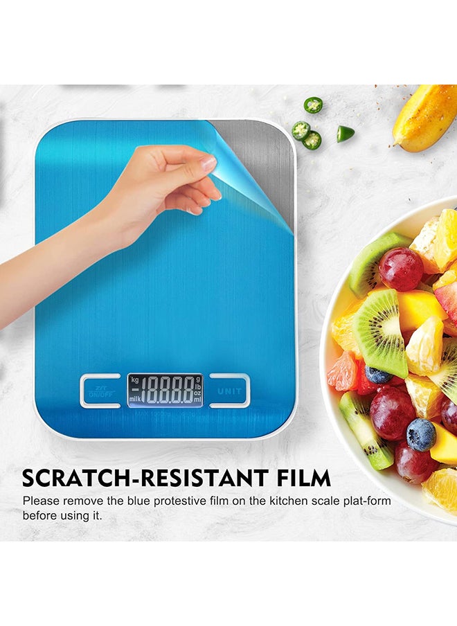 Home - Kitchen Scale, Multifunction Digital Food Scale for Baking, Cooking and Dieting, Kitchen Scale With LCD Display Stainless Steel Platform, Ultra Slim,Tare Function - Image 1