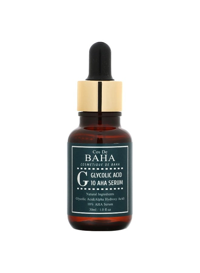 Cos De BAHA Cos De BAHA, G, Glycolic Acid 10 AHA Serum, 1 fl oz (30 ml)  - Image 1