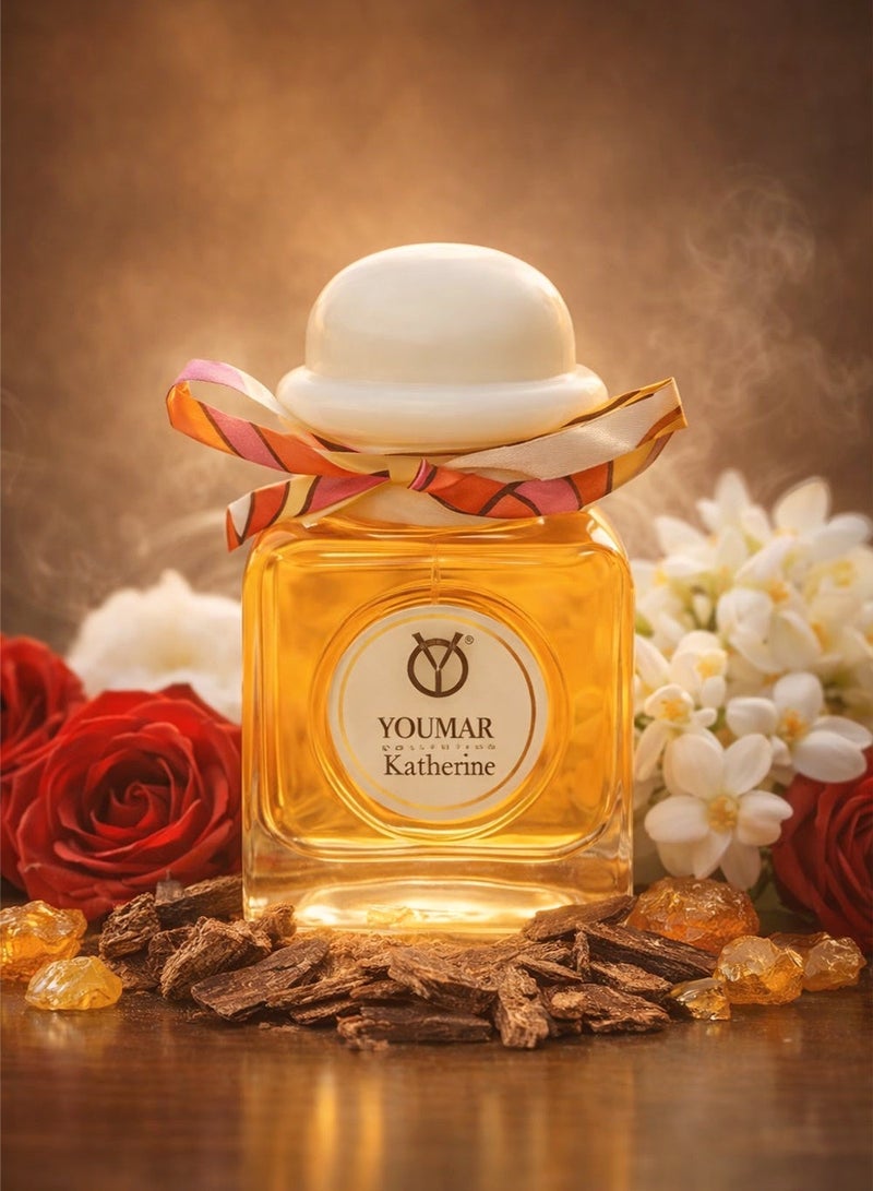 Youmar Collection Katherine No. 0110 Luxury Long-Lasting Perfume for Women 100ML – Fresh, Warm Spicy & Sweet Floral Fragrance | Elegant Everyday Ladies Eau de Cologne | Perfect Gift for Her - Image 1