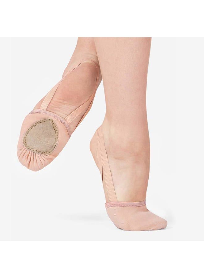 Stelle Girls Canvas Ballet Slipper/Ballet Shoe/Yoga Dance Shoe (Toddler/Little Kid/Big Kid/Women/Boy) (5MB,Ballet Pink) - Image 2