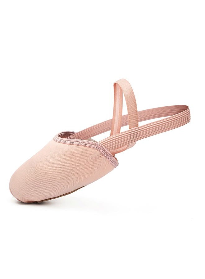 Stelle Girls Canvas Ballet Slipper/Ballet Shoe/Yoga Dance Shoe (Toddler/Little Kid/Big Kid/Women/Boy) (5MB,Ballet Pink) - Image 1