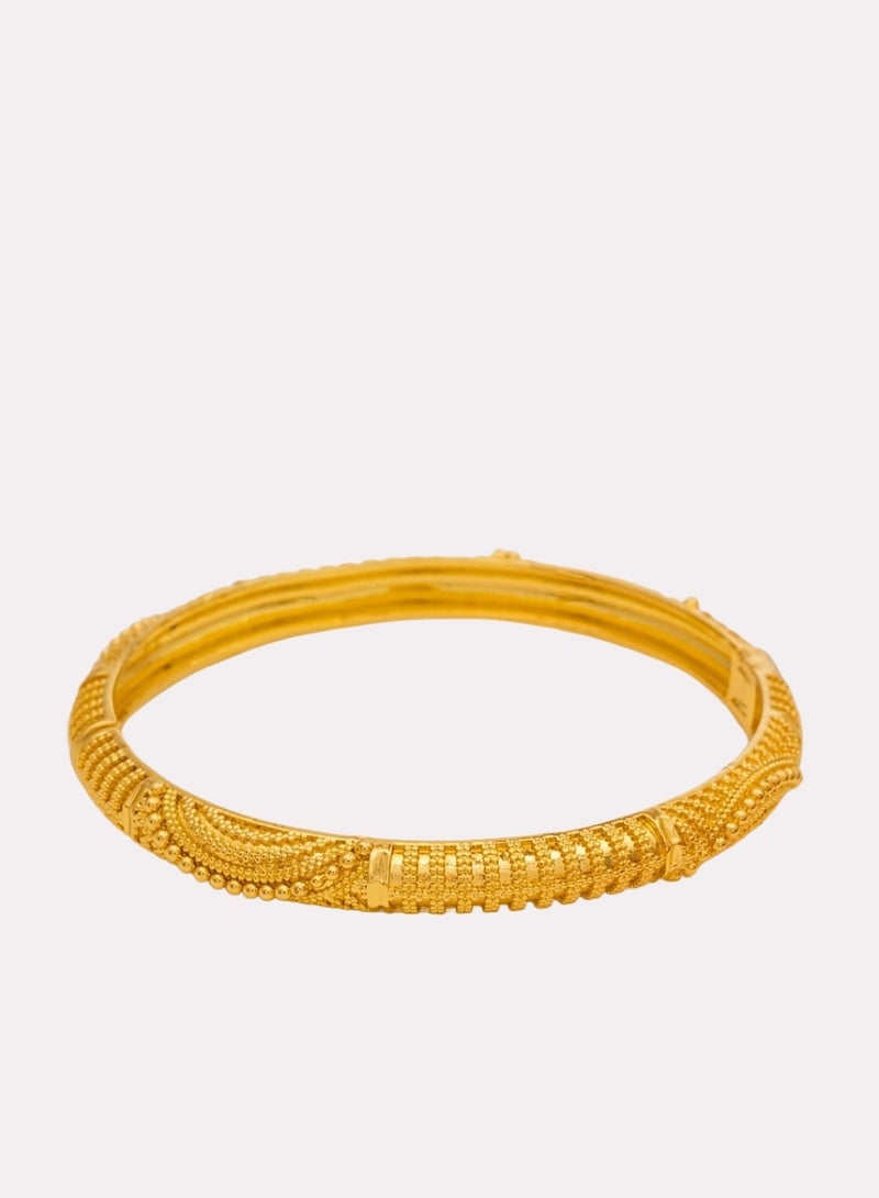 فاشون سوار منقوش على شكل قطعة من الكرز، سوار أنيقة نحاسية متطورة - Image 1