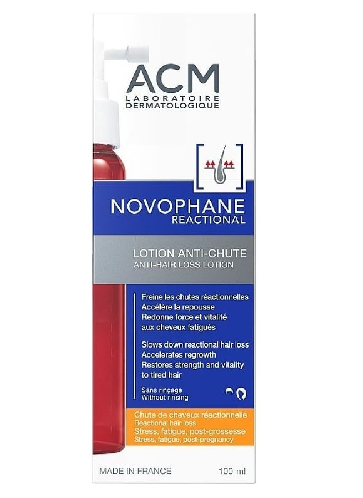 ACM Laboratoire dermatologique Novophane Reactional Anti-Hair Loss Lotion - 100ml  - Image 5