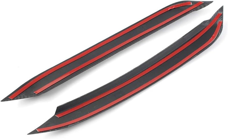 DEMULAX Carbon Fiber Headlight Eyebrow Trim for VW Polo - Image 4