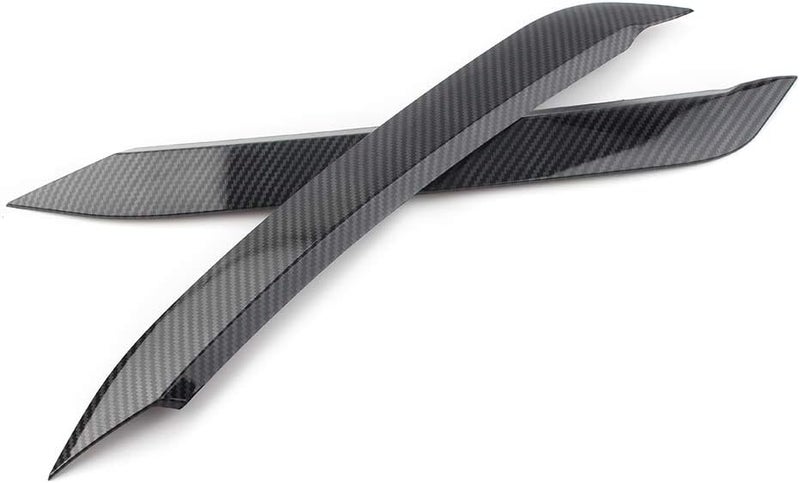DEMULAX Carbon Fiber Headlight Eyebrow Trim for VW Polo - Image 3