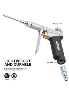 Neiko NEIKO 31121A High Flow Air Blow Gun 3 Pc Pneumatic Air Nozzle Dust Gun Air Gun Compressor Accessories  - Image 2