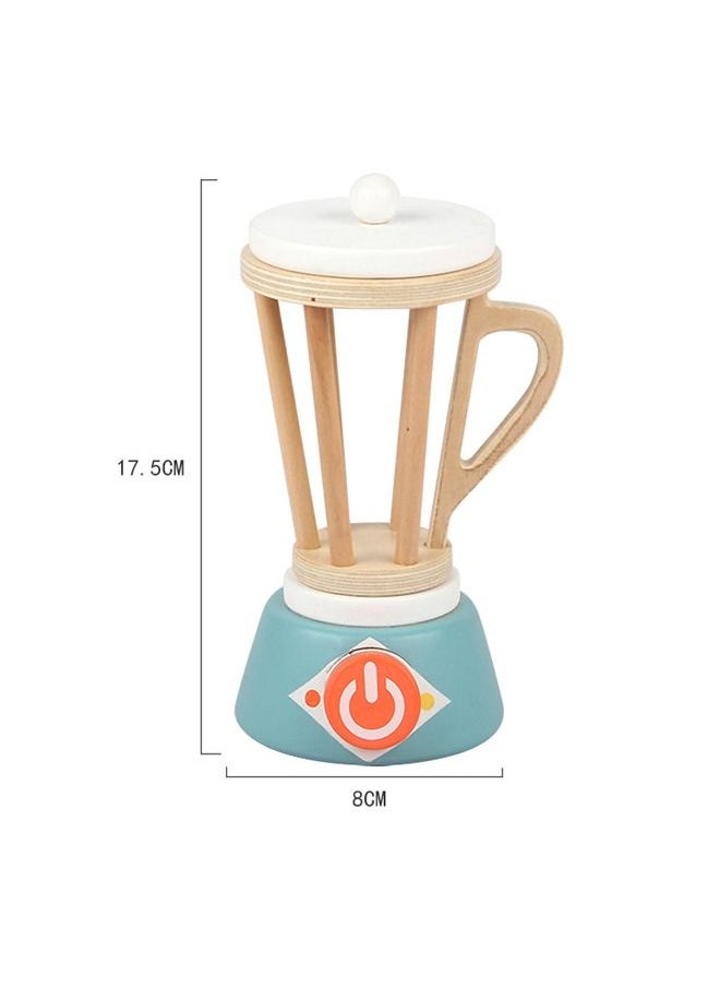 JSAITOYS - Wooden Machine Juicer Toy With Fruits And Tools Play Kitchen Accessories - Image 1