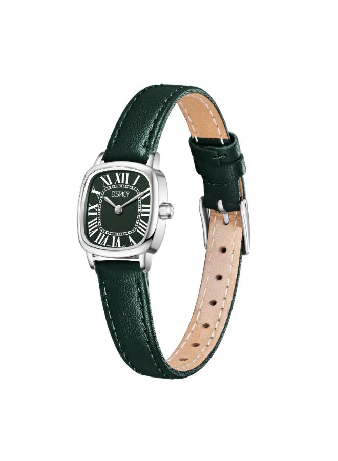 ECSTACY Women's Leather Analog Watch E25502-SLGG - 21mm mm - Image 2