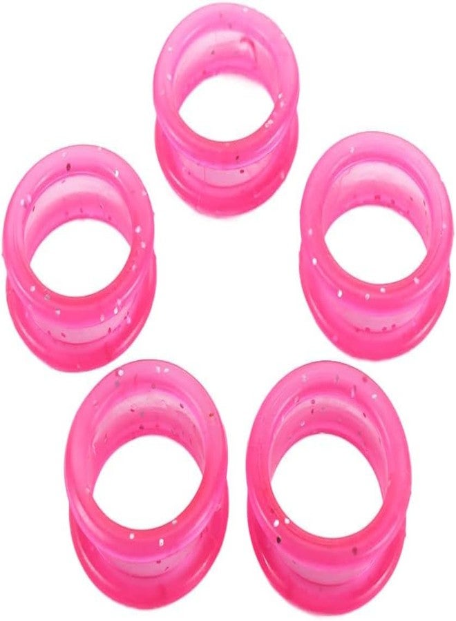 GANPUB 5Pcs Pink Silicone Scissors Finger Rings Grips Grooming Shear Thumb Inserts Finger Protector Ring for Barber Hair Cutting Scissors Pet Shears,Grooming - Image 1