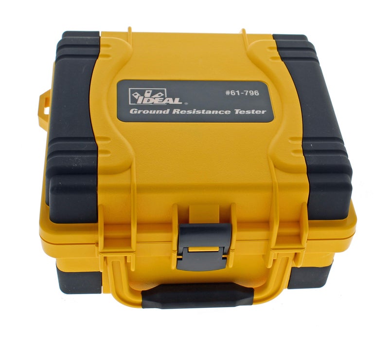 Ideal Industries IDEAL Electrical 61-796 Earth Ground Resistance Tester, 3-Pole, Carrying Case Included,Yellow,Green,Red - Image 3