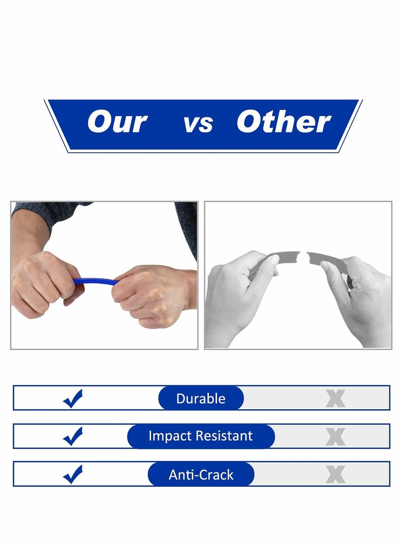 Excefore Car Audio Removal Kit, Auto Clamp Fastener Terminal Removal Kit Plastic Pry Tool Kit for Car Panels/Dashboards/Doors/Audio/Radio/Stereo, 19 Pieces Comes with Storage Bag (Blue) - Image 2