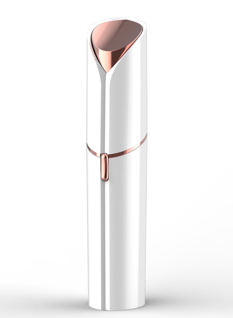 إيكيوك جهاز إزالة الشعر القابل لإعادة الشحن جهاز إزالة شعر الوجه القابل للشحن لإزالة شعر الوجه للنساء ماكينة حلاقة الوجه للنساء غير مؤلمة أبيض - Image 1