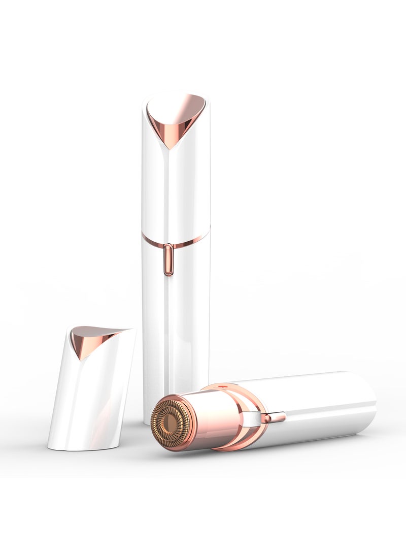 إيكيوك جهاز إزالة الشعر القابل لإعادة الشحن جهاز إزالة شعر الوجه القابل للشحن لإزالة شعر الوجه للنساء ماكينة حلاقة الوجه للنساء غير مؤلمة أبيض - Image 2