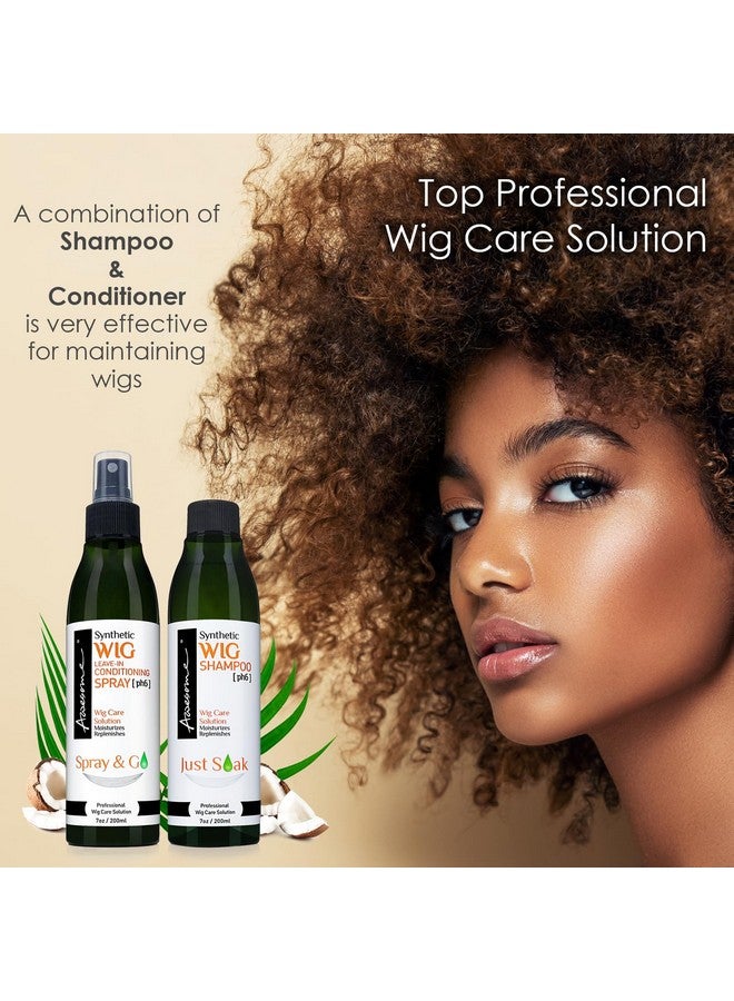 Awesome Awesome Synthetic Wig Shampoo, pH6, Detangle and Anti-Frizz, Adds Body & Volume, Hydrates & Moisturizes, Promotes Silkiness & Shine, Easy Combing, Contains Coconut Oil,7 fl oz - Image 4