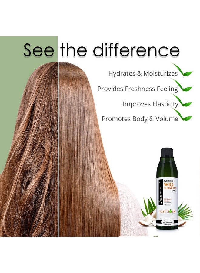 Awesome Awesome Synthetic Wig Shampoo, pH6, Detangle and Anti-Frizz, Adds Body & Volume, Hydrates & Moisturizes, Promotes Silkiness & Shine, Easy Combing, Contains Coconut Oil,7 fl oz - Image 5