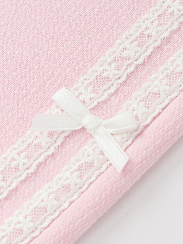 بالابالا بنطلون رياضي بشرائط دانتيل جانبية للبنات - Image 4