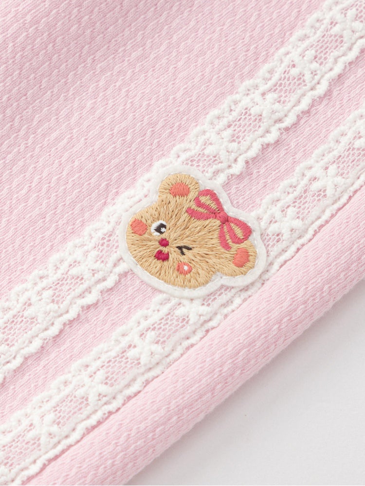 بالابالا بنطلون رياضي بشرائط دانتيل جانبية للبنات - Image 5