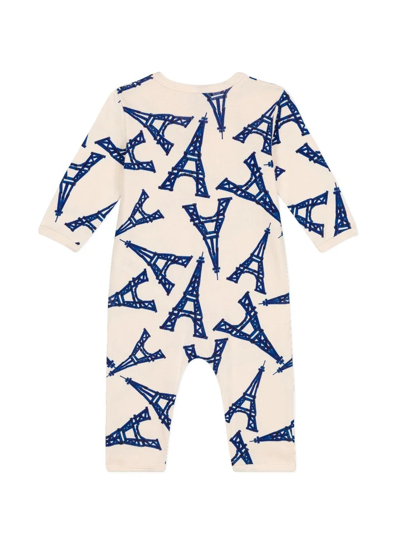 Petit Bateau Babies' Cotton Paris Themed Pyjamas