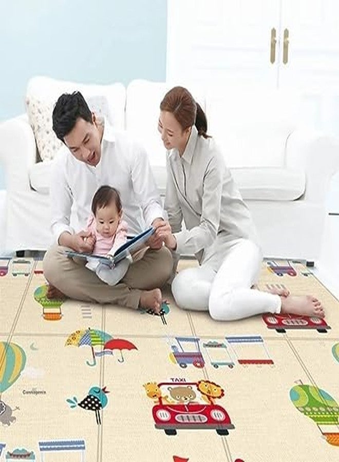RIVUGJA Reversible Baby Play Mat, BPA Free Learning & Crawling Foldable Foam Mat (200cm x 150cm, 0.8cm Thickness) - Image 2