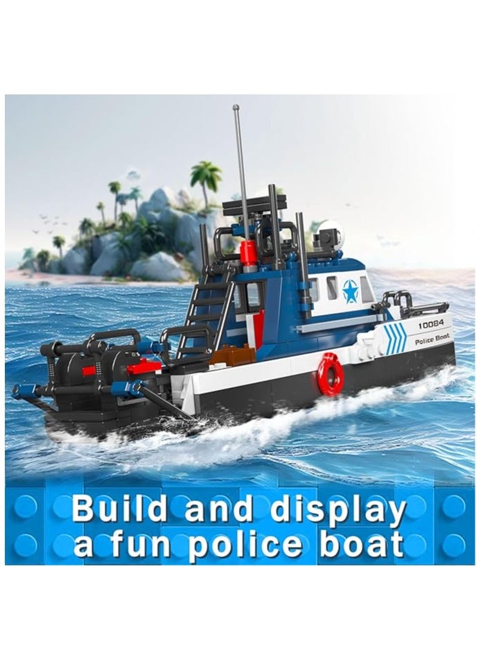 mould king - Maritime rescue ship building set, ocean exploration ship building set, city ship model, fishing boat building set, house decoration for boys and girls to play with, gifts for children over 8 years old and adults 10084 (413 pieces) - Image 1