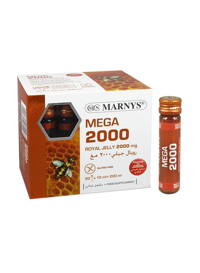 MARNYS Mega 2000 Royal Jelly 10 mL Vials 20's - Image 1