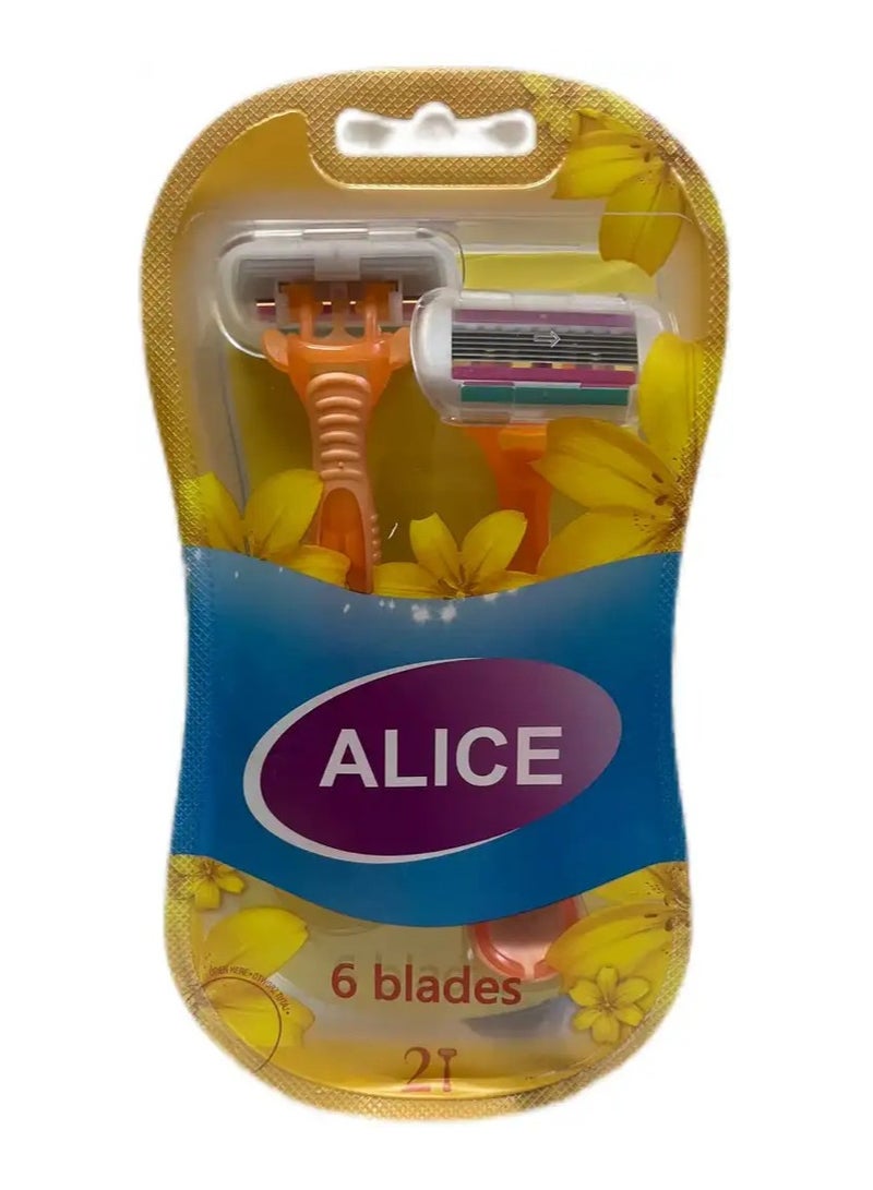 6 Blades Smooth Shave With Passion Flower Scent 2 Shaver