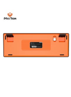 Meetion Meetion TKL Triple-Mode Wireless RGB Mechanical Keyboard MK14 TKL 87 Keys Layout Full Key Hot-Swap Tri-Mode Connection  - Image 4