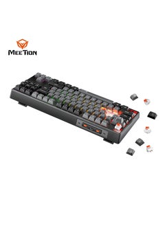 Meetion Meetion TKL Triple-Mode Wireless RGB Mechanical Keyboard MK14 TKL 87 Keys Layout Full Key Hot-Swap Tri-Mode Connection  - Image 2