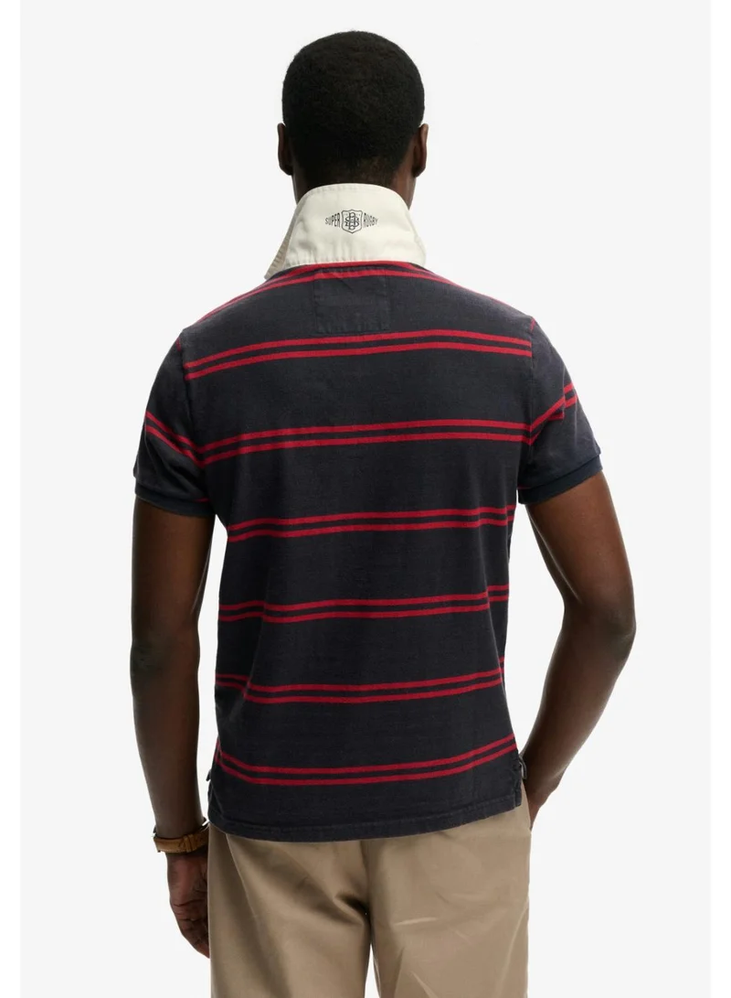 Superdry  Double Emblem Jersey Short Sleeve Rugby Polo Top for Men | Best Price UAE