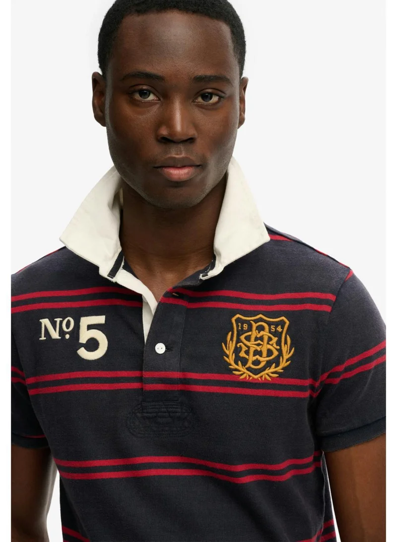Superdry  Double Emblem Jersey Short Sleeve Rugby Polo Top for Men | Best Price UAE