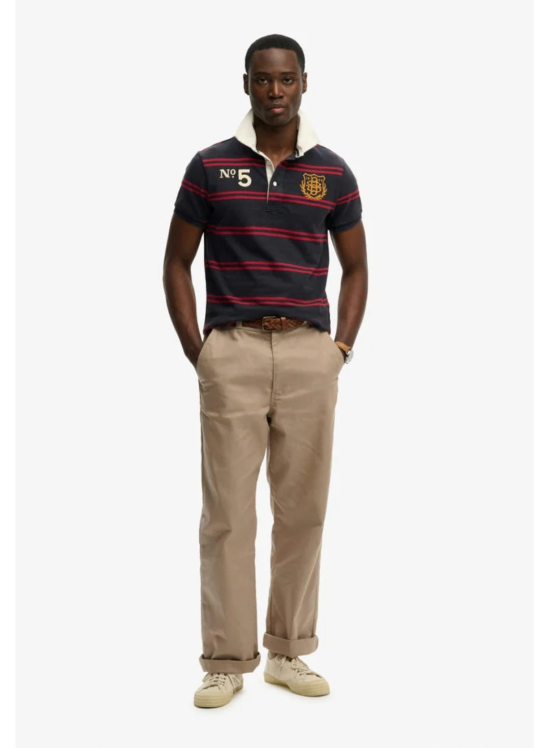 Superdry  Double Emblem Jersey Short Sleeve Rugby Polo Top for Men | Best Price UAE