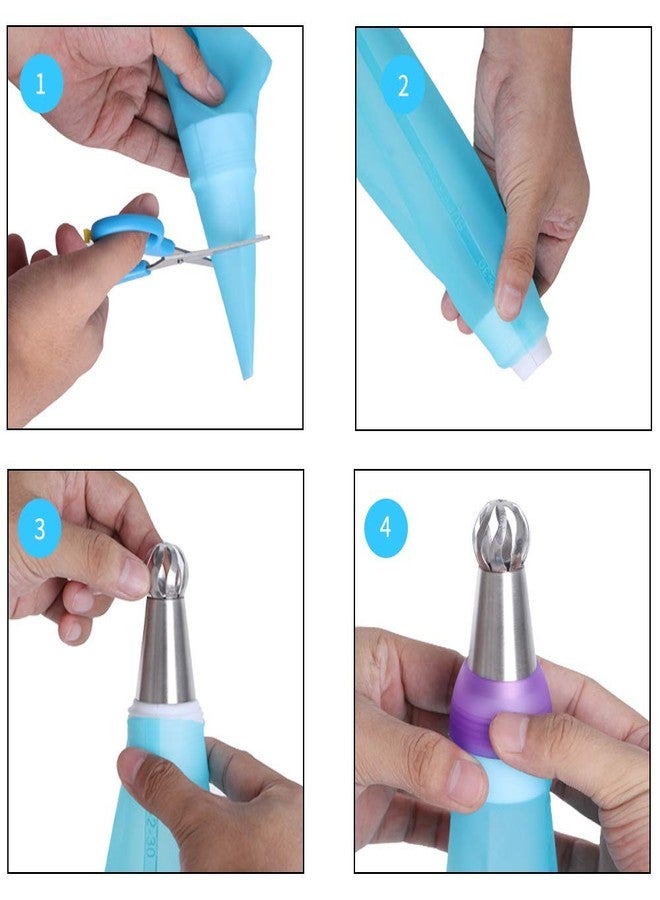 MASTER ROYAL BACKNCOOK TOOLS 7 Pcs Russian Ball Tips with Reusable Pastry Bag, Cake Decorating Tip Sets, Russian Ball Tips for Cake Decorating | MASTER ROYAL BACKNCOOK TOOLS | Amazing-Shops - Image 4