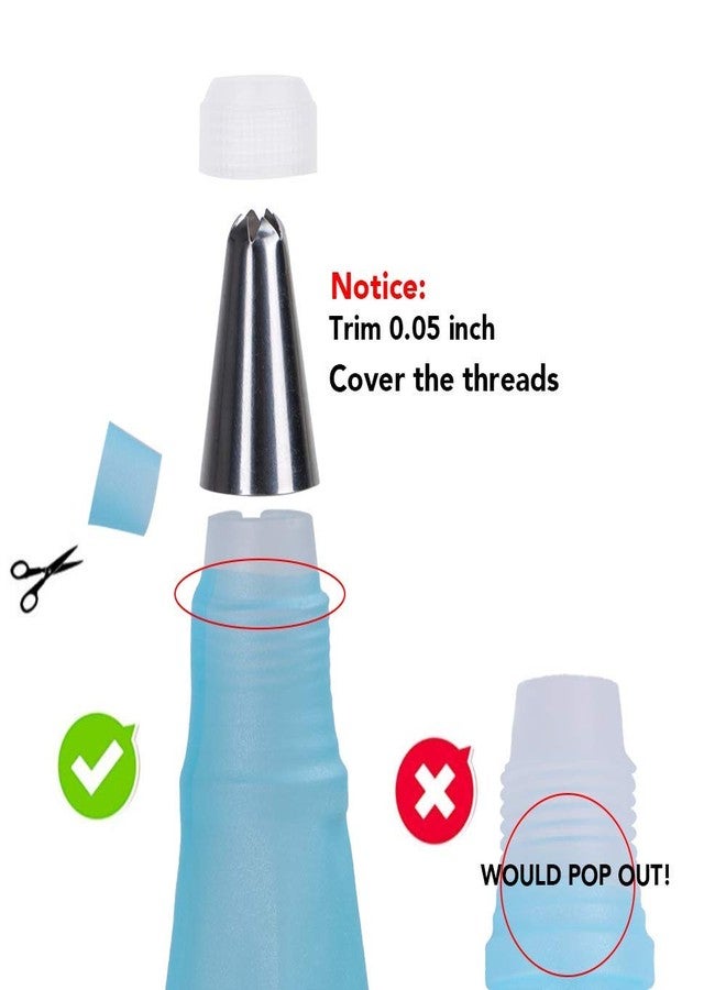 MASTER ROYAL BACKNCOOK TOOLS 7 Pcs Russian Ball Tips with Reusable Pastry Bag, Cake Decorating Tip Sets, Russian Ball Tips for Cake Decorating | MASTER ROYAL BACKNCOOK TOOLS | Amazing-Shops - Image 5