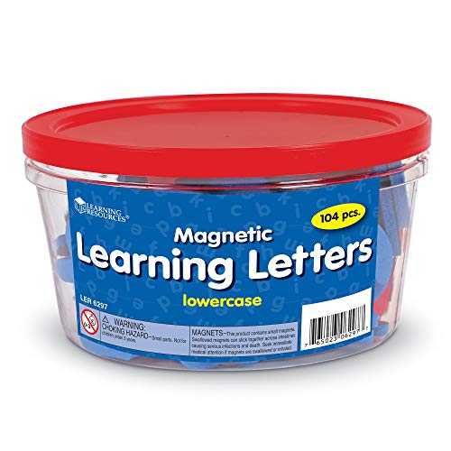 Learning Resources Magnetic Learning Letters -, 104 pcs, Ages 3+,Lowercase, Stick to Fridge,Back to School Supplies,Teacher Supplies - Image 5