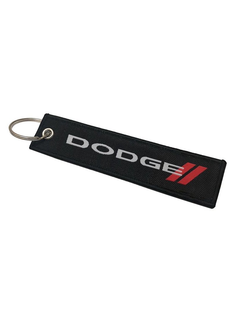 Dodge DODGE Car Key Chain Home Keychain Fabric Strap Keychain 1 Pcs  - Image 1