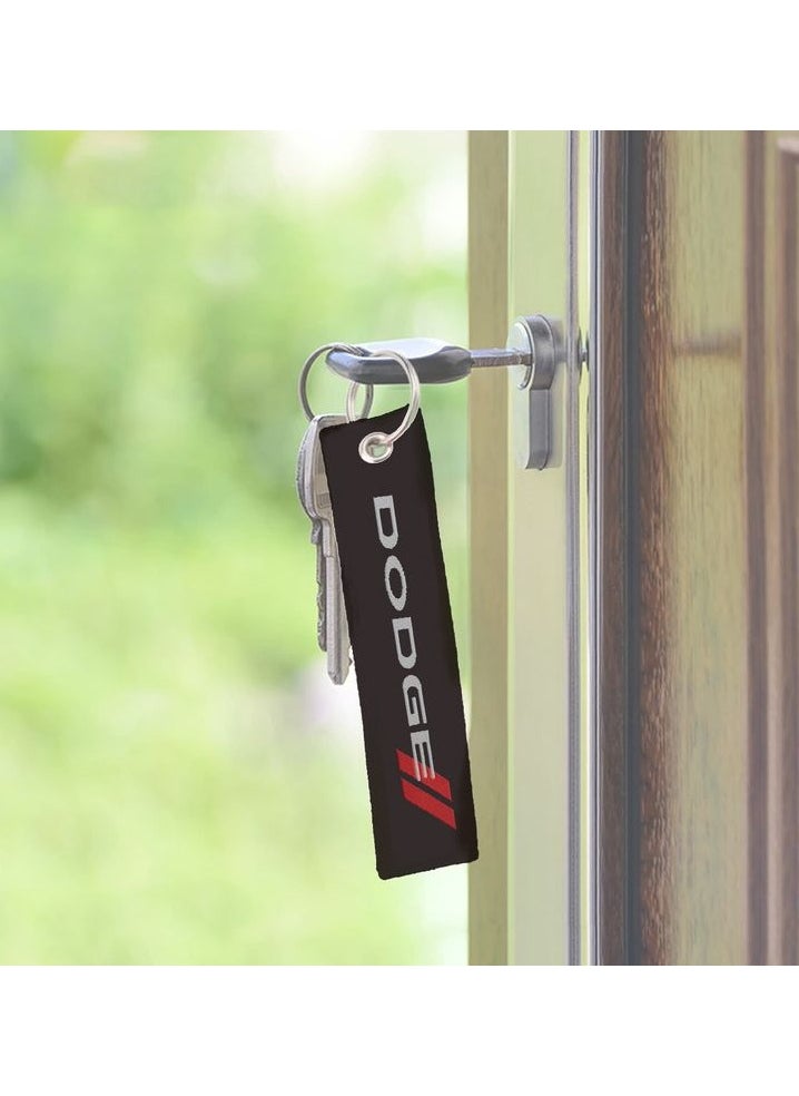 Dodge DODGE Car Key Chain Home Keychain Fabric Strap Keychain 1 Pcs  - Image 4