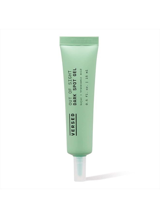 Versed Out Of Sight Dark Spot Facial Gel - Tranexamic Acid, Kojic Acid, Licorice Root, and Niacinamide Help Even Out Skin Tone and Treat Dark Spots - Vegan (0.5 fl oz) - Image 1