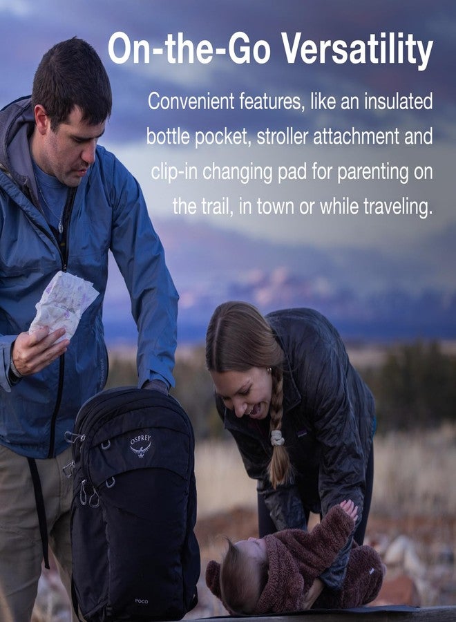 Osprey Poco Changing Backpack with Clip-in Changing Pad, Green OS - Image 5