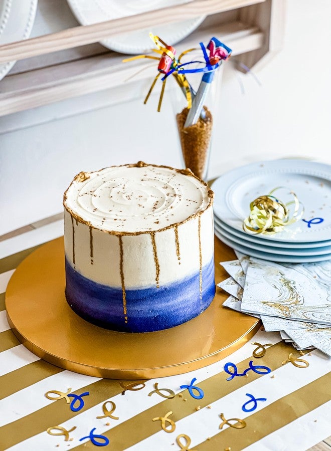 Maritide 16 Inch Cake Board Drums Round, 6-Pack, Gold, Sturdy 1/2” Thick for Heavy Or Multi-Tiered Cakes - Image 2