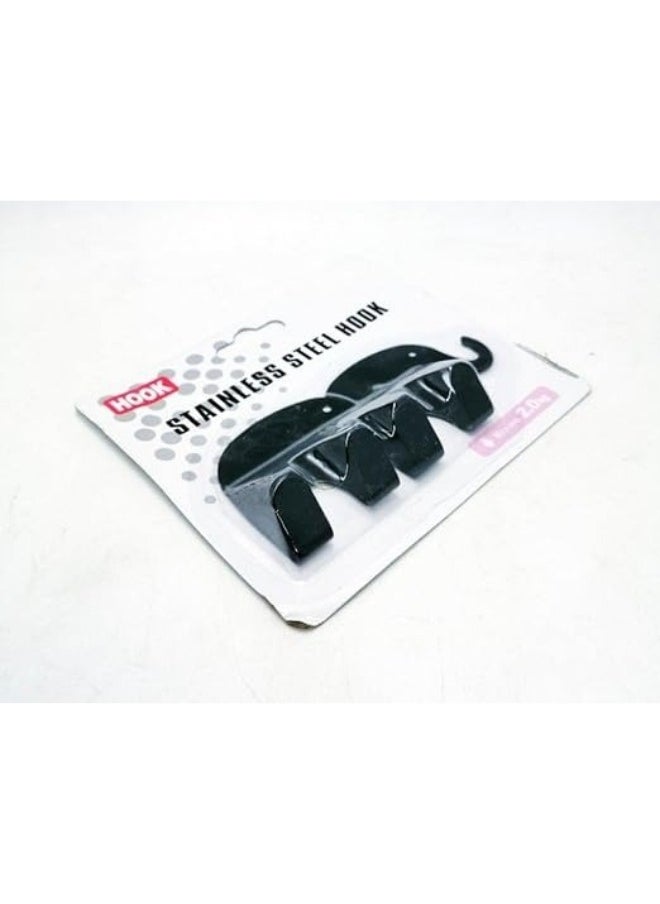 Generic - stainless steel hook elephant shape for Kitchen,Bathroom - 2pcs - Image 1